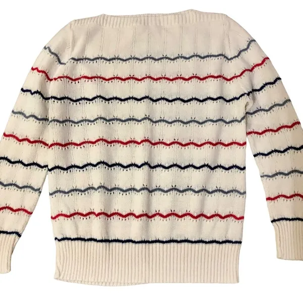 Vintage Boat Neck Sweater Womens M? Used - Image 3