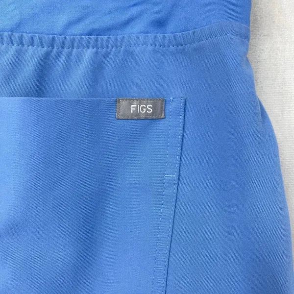 FIGS Zamora Jogger Scrub‎ Pants Women Medium Blue Stretch Minimal Healthcare - Image 6