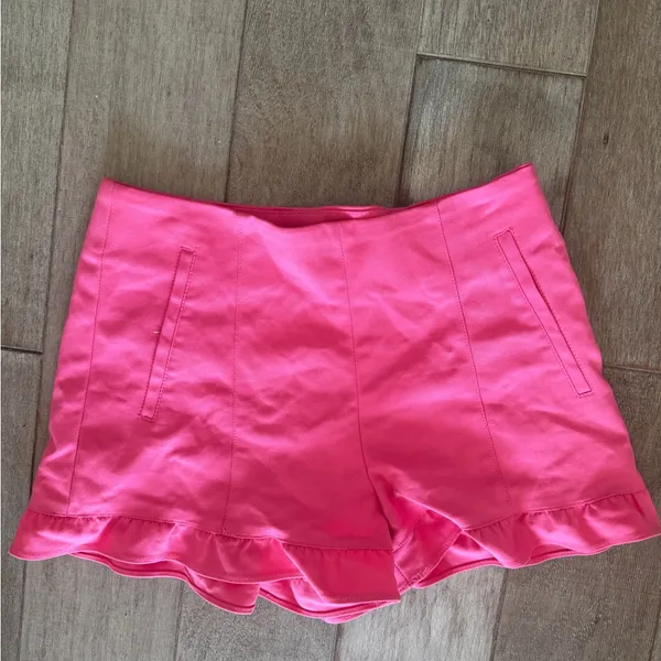 1. State Pink Ruffle Shorts - Image 2