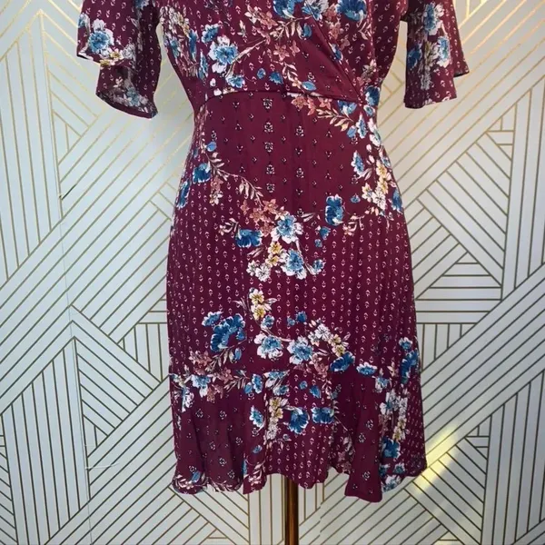 Band of Gypsies‎ Samantha Floral Cutout Dress - Image 5