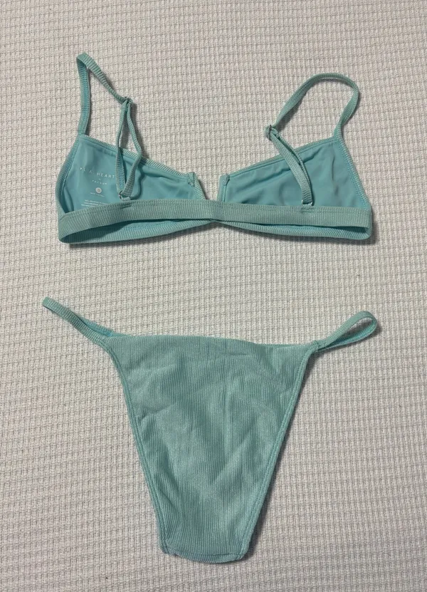 L.A. Hearts Blue Bikini Set - Image 2