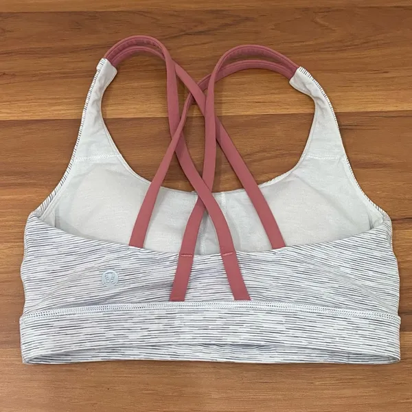 LULULEMON Energy Bra in Wee Are From Space Nimbus Battleship/Pink Puff Size 4 - Image 2