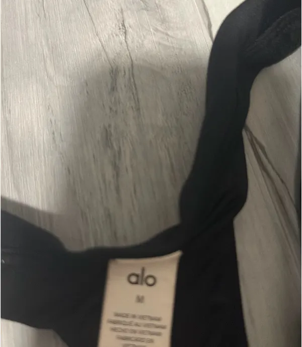 Alo Sports Yoga Bra Black - Image 3