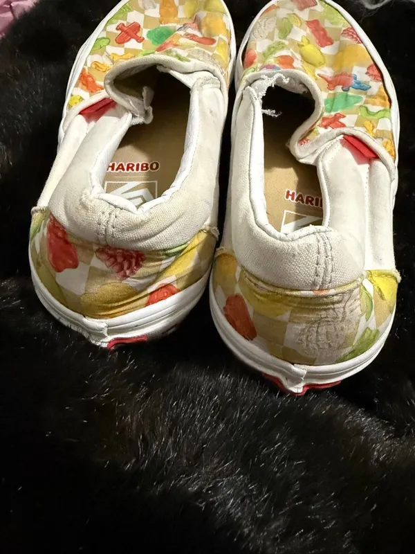 Vans x Haribo Classic Slip On Shoes Men's 6.5 Women 8 gummy bears - Image 4