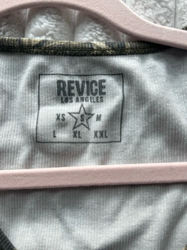Revice Denim tank top camo pink - Image 3