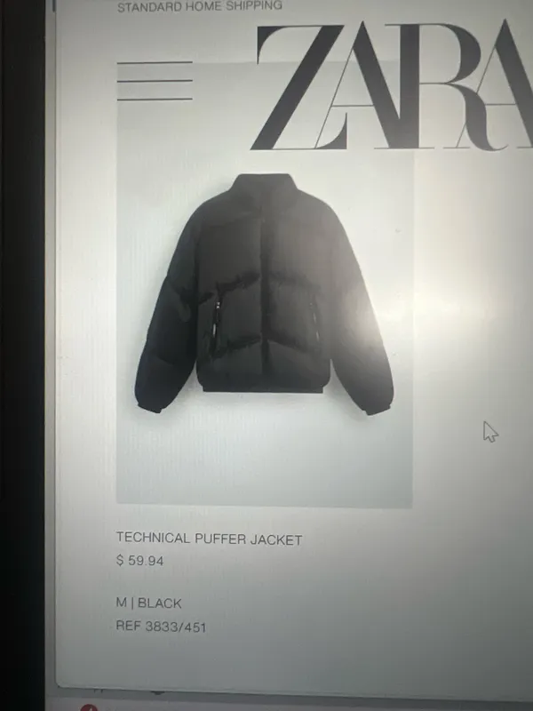 Zara Technical Puffer Jacket - Image 7