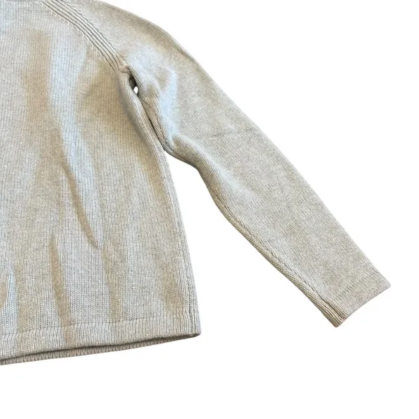 J. Crew Always Light Blue Merino Wool Pullover Sweater Mock Neck Cozy Sz Small - Image 10