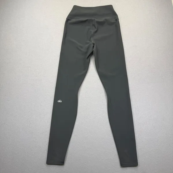 Alo Yoga High Waist Ripped Warrior‎ Leggings Anthracite Grey Small Distressed - Image 10