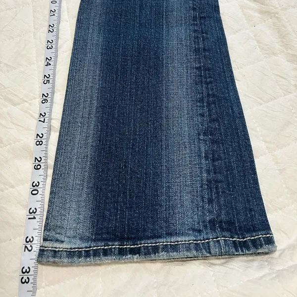 Y2K Miss Me Women's Blue Boot Cut Jeans W30 - Image 3