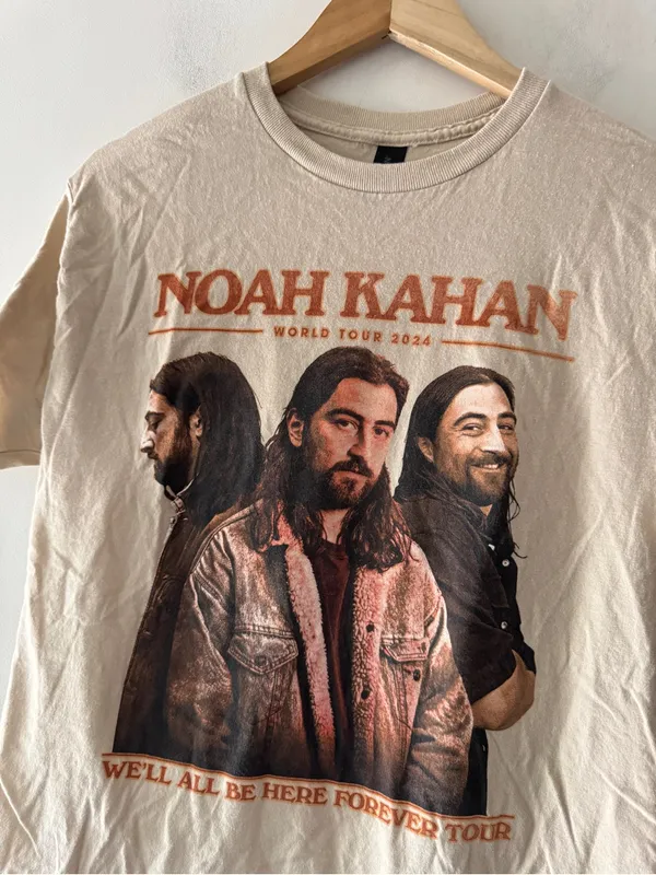 Noah Kahan We'll All Be Here Forever‎ Tour 2024 Graphic Tee Stick Season - Image 2