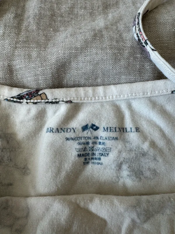 Brandy Melville Graphic Dino Cropped Tank - Image 5
