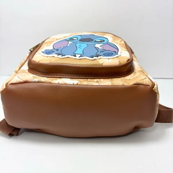 Disney Stitch Floral Backpack Brown,Tan, Fall Halloween New‎ - Image 11
