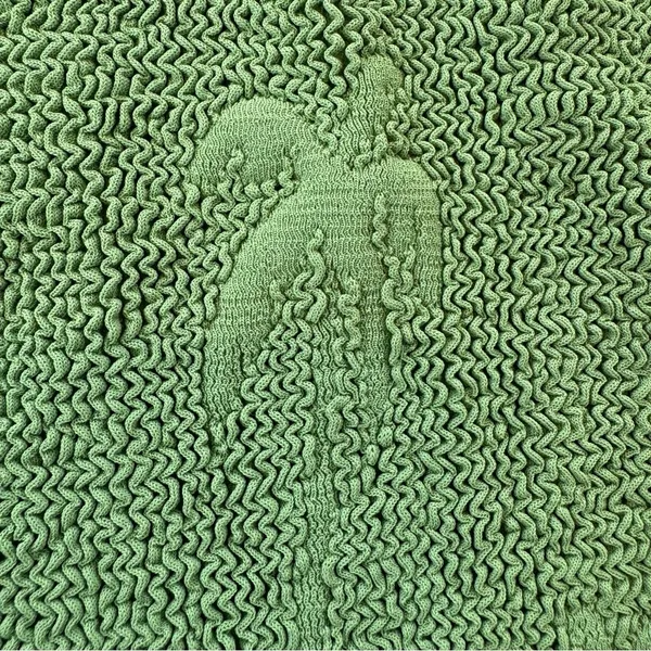 NEW Bond-eye The Imogen Body-Con Cover Up Minidress Matcha Palm Green One Size - Image 3