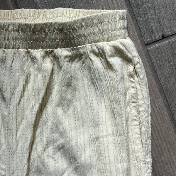 Women's Cream Pants Yellow - Image 3