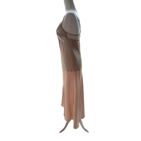 FLORA by Flora Nikrooz Women's Stella gown almond slip dress, size M - Image 8