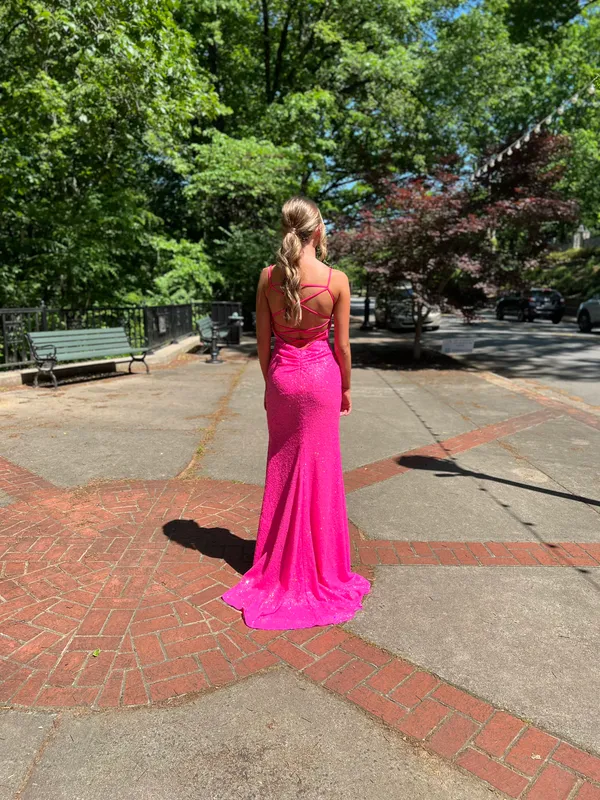 pink prom dress Size 2 - Image 3