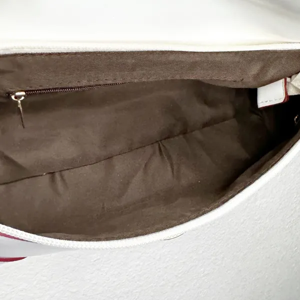 UNBRANDED WHITE STRUCTURED SMALL SHOULDER BAG - Image 6