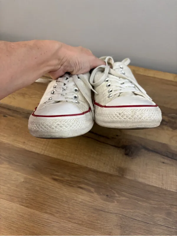 Converse Chuck Taylor All Star Lace Up Sneakers White Unisex - Image 3