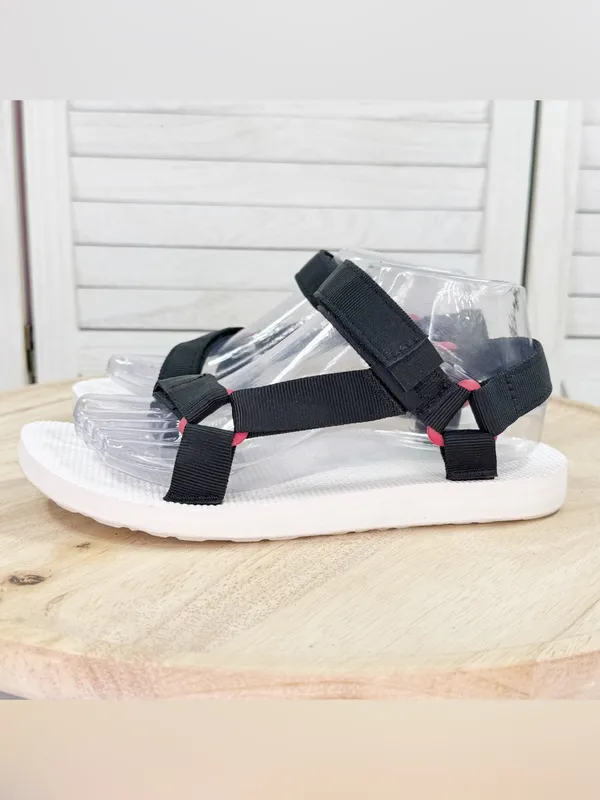Teva Original Universal Sport Athletic Sandals White Black Womens Size 7 - Image 3