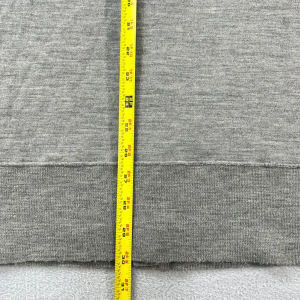 J.Crew 100% Merino Wool V-Neck Long Cardigan Sweater Women Small Gray ‎ Pocket - Image 8
