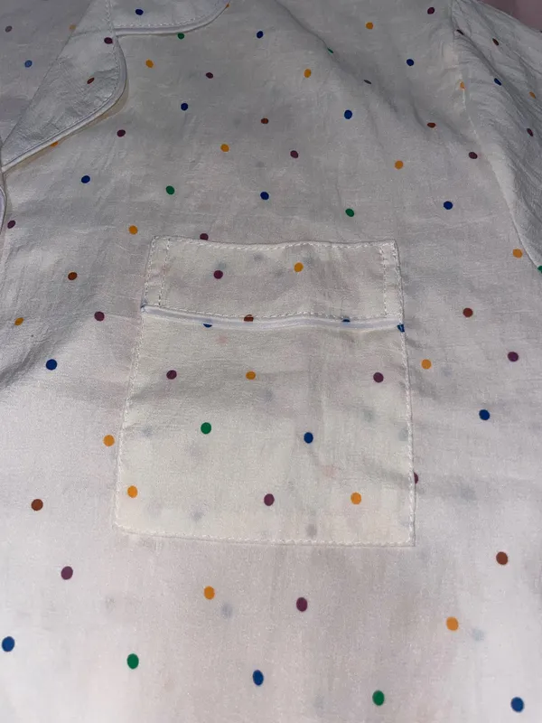 Polka Dot PJs White Size 4 - Image 12