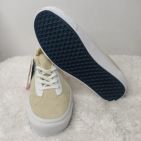 New Yellow Suede Vans sz 9.5 W - Image 5