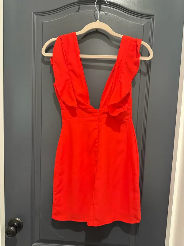 superdown Harlow Mini Dress Red - Image 4
