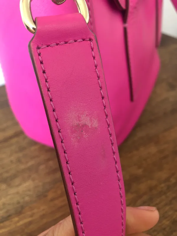 Kate Spade Hot Pink Crossbody Purse - Image 6