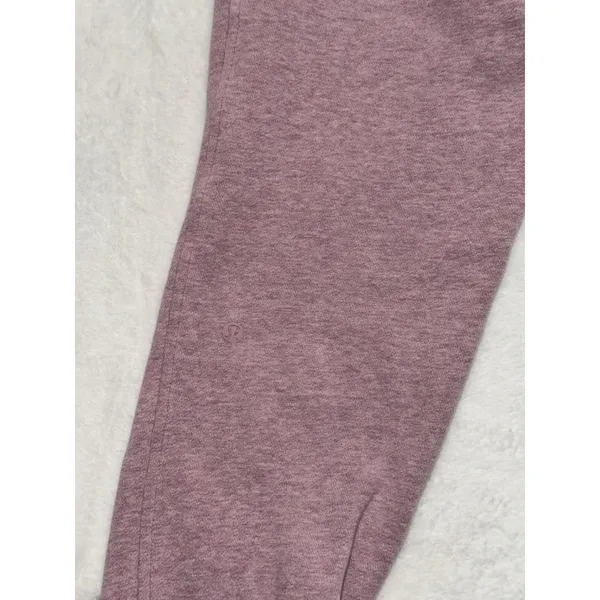 Lululemon Women's Scuba Jogger Heathered Pink High Rise Pockets Size 4 - Image 7
