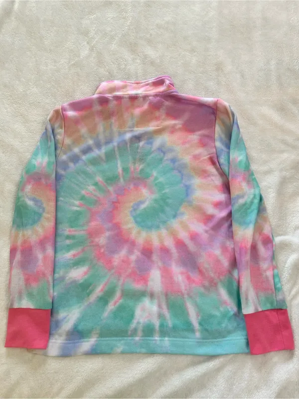 Simply Southern Pastel Tie-Dye Pullover with Pink Accents - Image 9