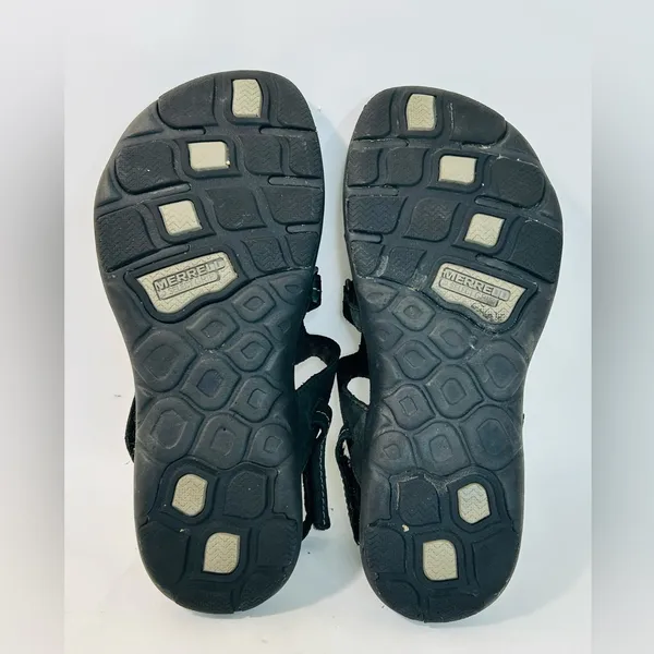 Merrell “Swivel” Black Leather Strappy Hiking Sandals size 7 - Image 8