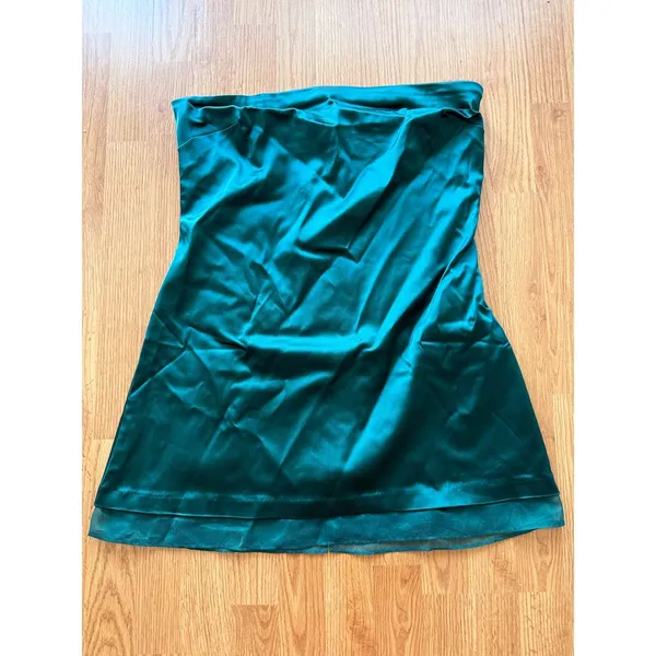 Abercrombie & Fitch Scarlett Strapless Satin Sculpt Skort Size XL - Image 4