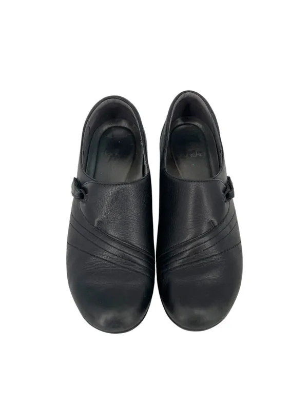 Dansko Franny Black Leather Slip-On Comfort Shoes Size EU 39 US 8.5-9 - Image 4