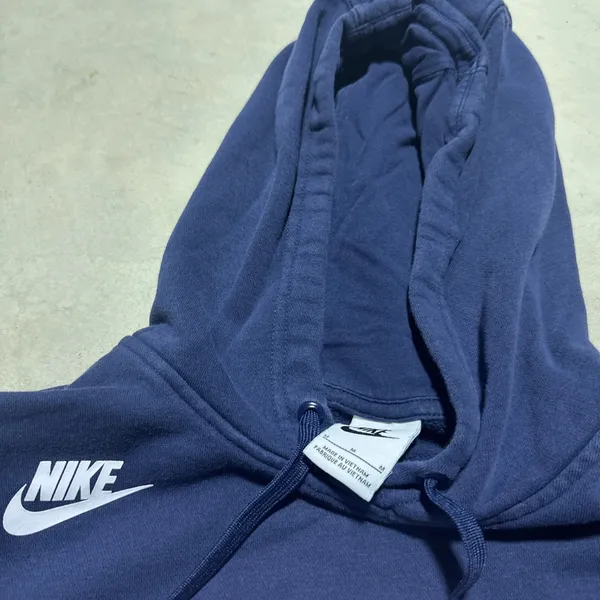Nike Illinois Fighting Illini Hoodie SZ Medium Logo Swoosh U Of I Blue Orange - Image 2