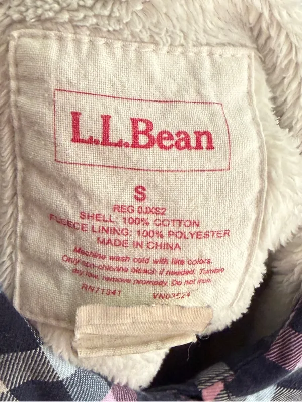 LL Bean Sherpa Lined Thick Shirt - Image 4
