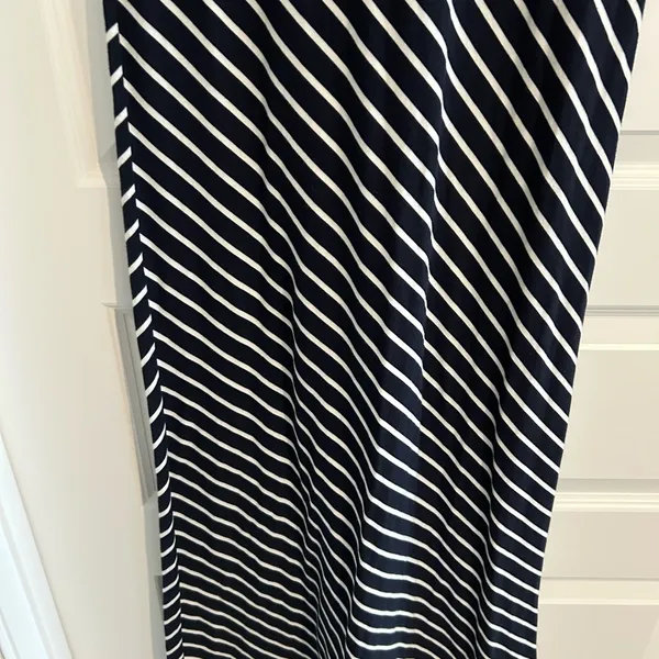 Athleta Maxi Dress Navy White Size XS - Image 6