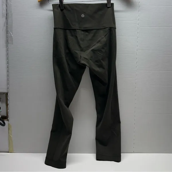 Lululemon Wunder Under Olive Green Leggings - Image 4