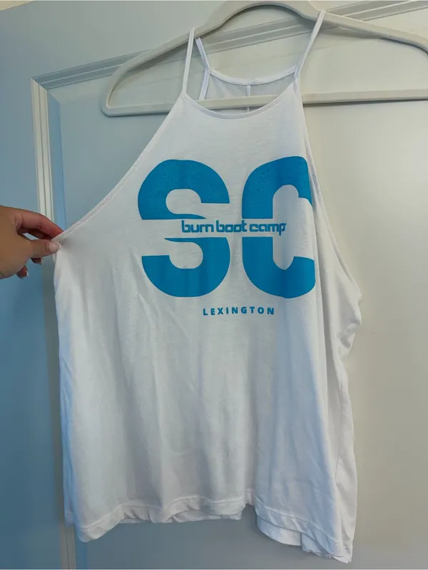 Burn boot camp tank top White - Image 2