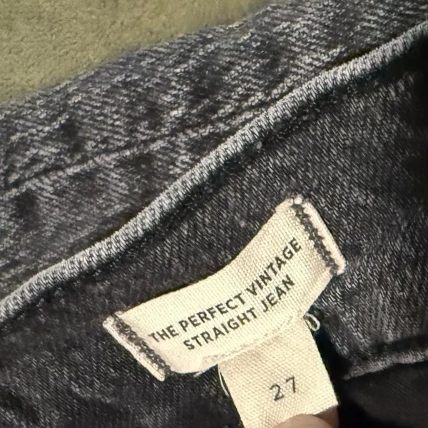 Madewell The Perfect Vintage Straight Jean in Meaford Wash Size 27 - Image 8
