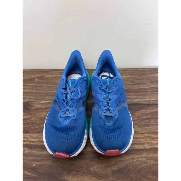 Hoka One One Arahi 5 Womens 8.5 Blue Teal Stability Running Shoes 1115010 - Image 8