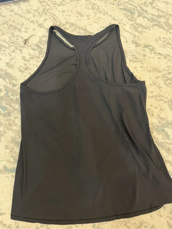 Athleta 2X Black Lightweight Racerback Tank Top Athletic Activewear - Image 3