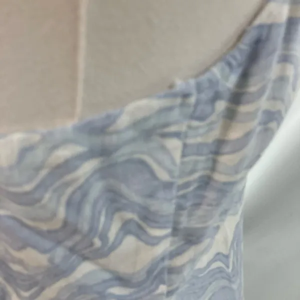Abercrombie & Fitch Corset Lined Linen Blend Sheath Mini Dress Women Medium Tall - Image 4