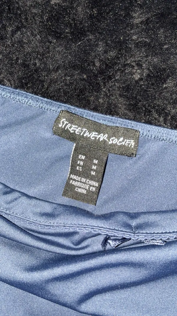 Blue Streetwear Society Top - Image 3