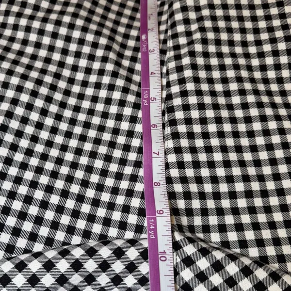 Old Navy Womens Size 14 Black White Gingham Check Skinny Ankle Pants Stretch - Image 9