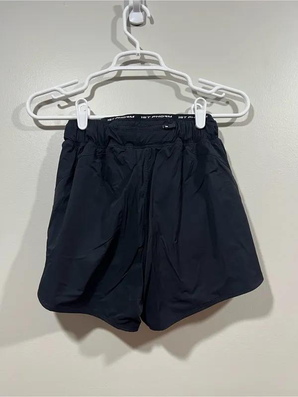 1st Phorm Women's Black Athletic Running Shorts - Image 3