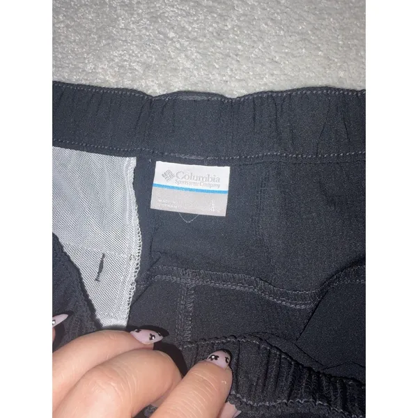 Columbia PFG Tamiami Shorts Womens L Pull On Elastic Black - Image 7