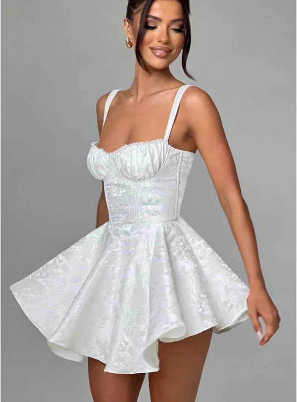 BABYBOO Emelie Playsuit in Ivory XS - Image 3