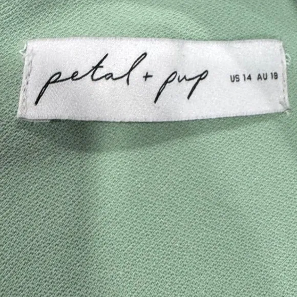 Petal‎ Pup -Nadene one Shoulder Midi Dress Mint Green Size US 14 - Image 9