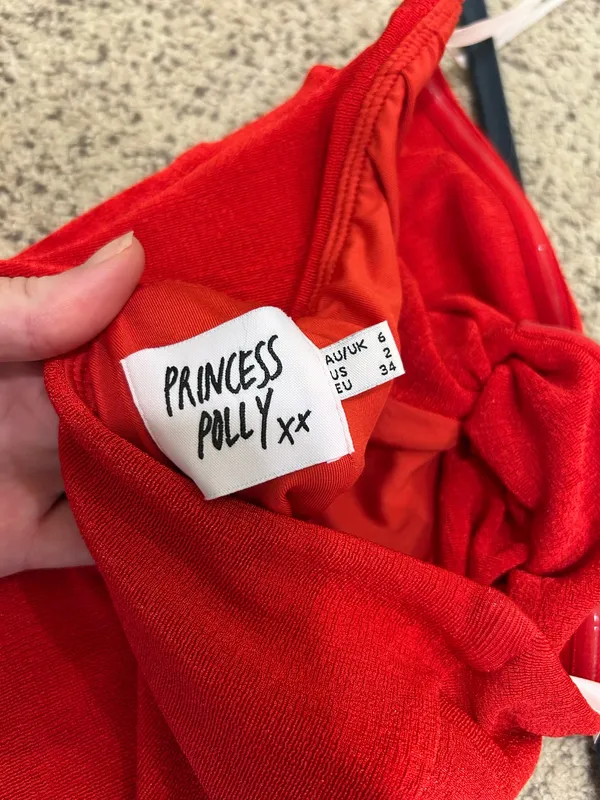 Princess Polly Henriette Mini Red Dress - Image 5