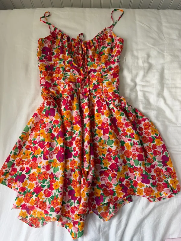 Princess Polly Barrett Mini Dress Multi Floral - Image 3